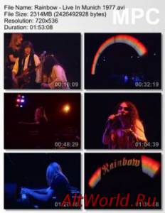 Скачать Rainbow - Live In Munich 1977 (DVDRip)